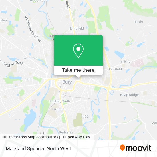 Mark and Spencer map