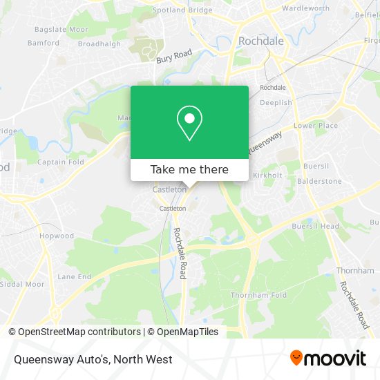 Queensway Auto's map