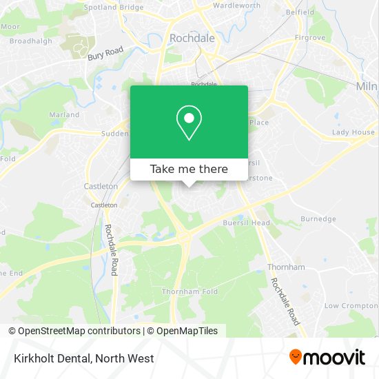 Kirkholt Dental map
