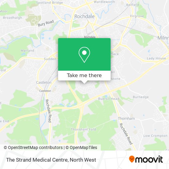 The Strand Medical Centre map