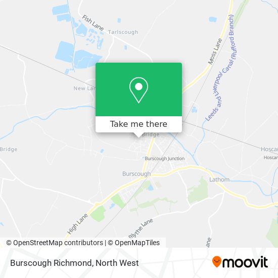 Burscough Richmond map