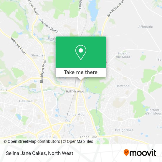 Selina Jane Cakes map
