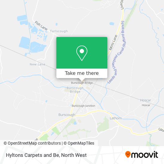 Hyltons Carpets and Be map