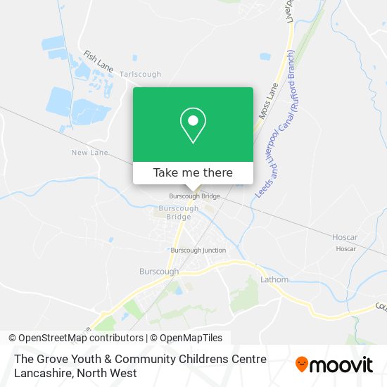 The Grove Youth & Community Childrens Centre Lancashire map