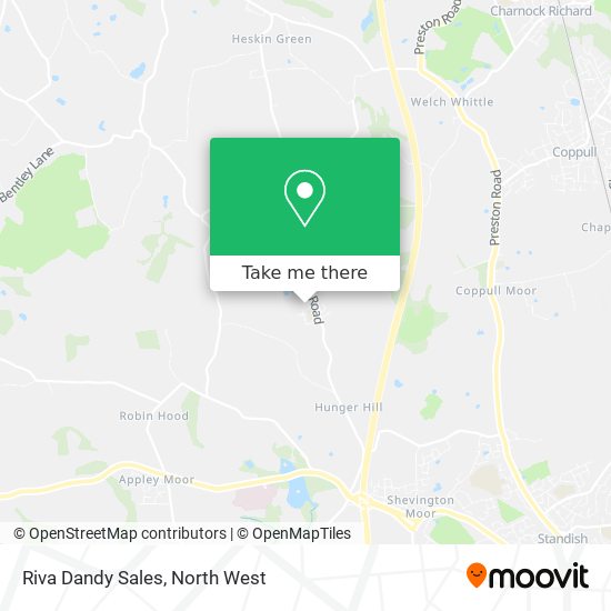Riva Dandy Sales map