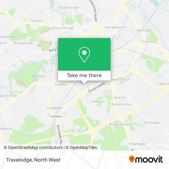 Travelodge map