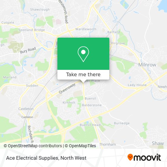 Ace Electrical Supplies map