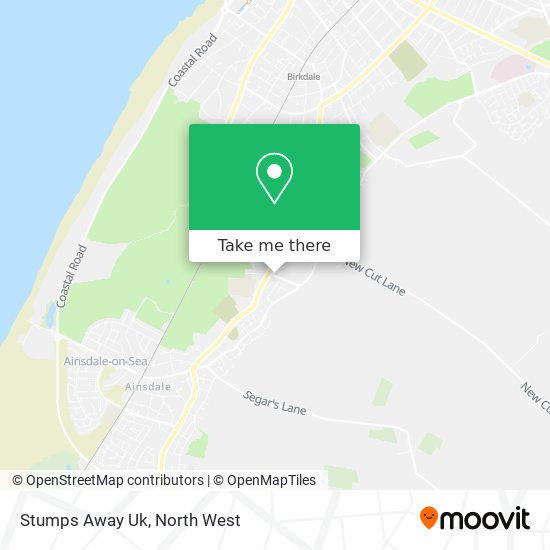Stumps Away Uk map