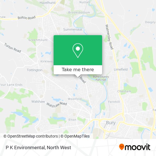 P K Environmental map