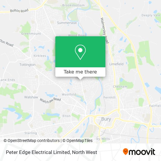Peter Edge Electrical Limited map