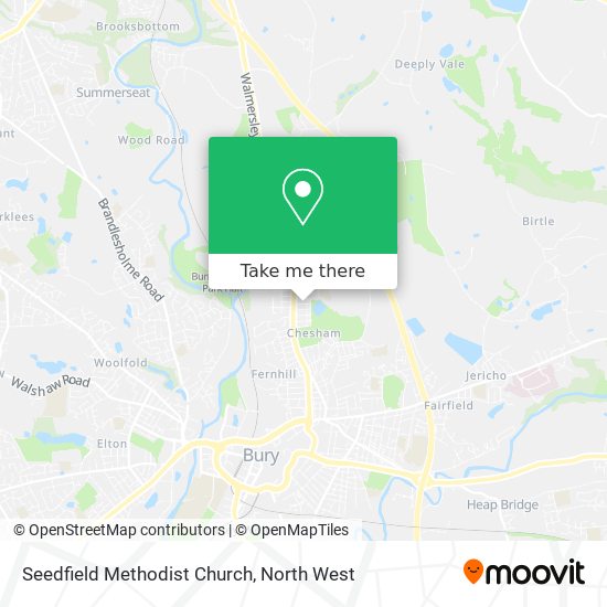 Seedfield Methodist Church map
