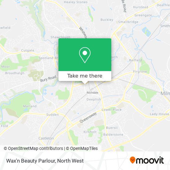 Wax'n Beauty Parlour map