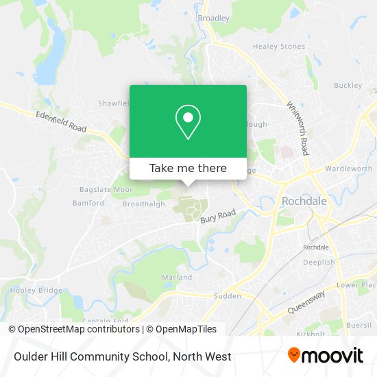 Oulder Hill Community School map