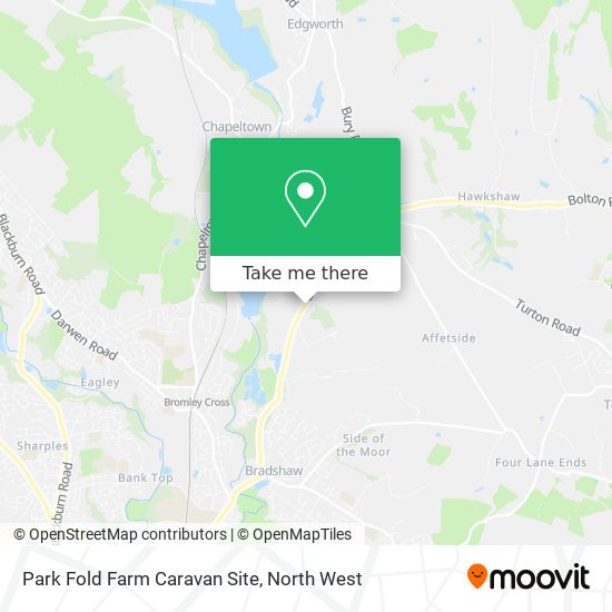 Park Fold Farm Caravan Site map