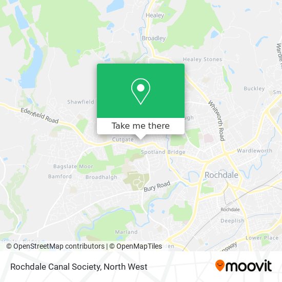 Rochdale Canal Society map