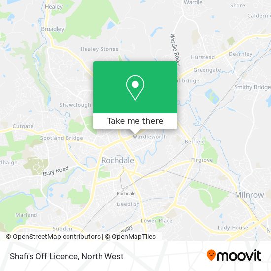 Shafi's Off Licence map