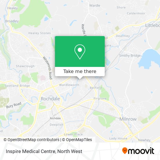 Inspire Medical Centre map