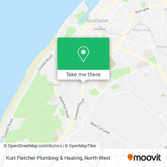 Kurt Fletcher Plumbing & Heating map