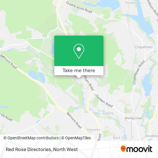 Red Rose Directories map