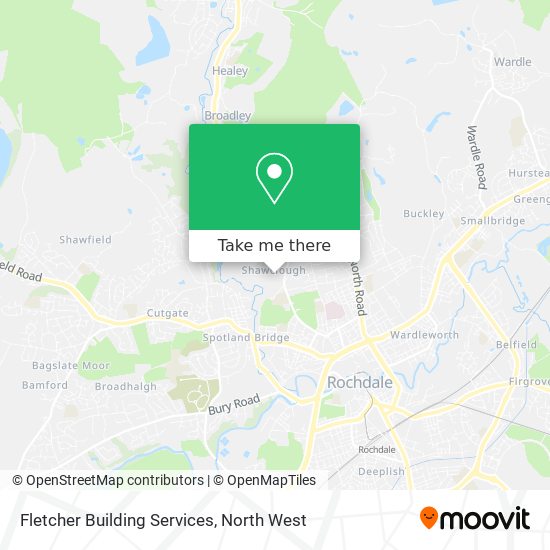 Fletcher Building Services map