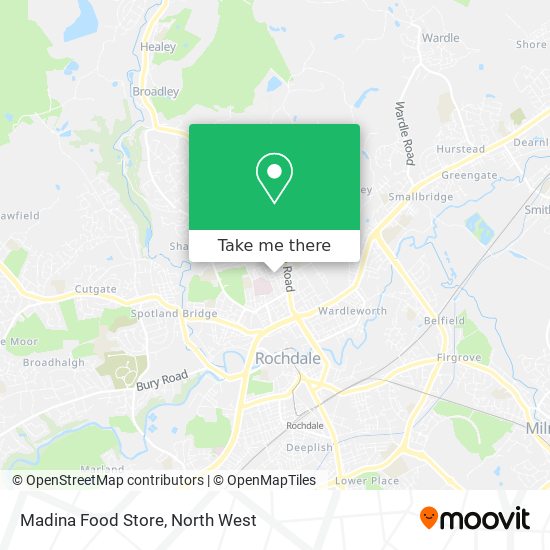 Madina Food Store map