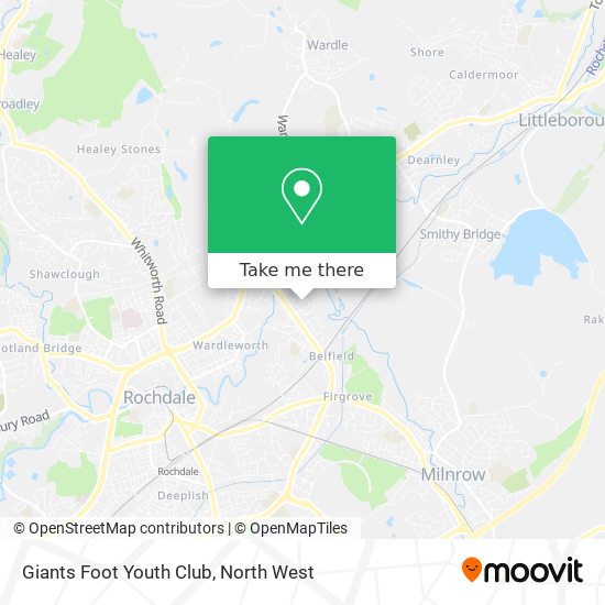 Giants Foot Youth Club map