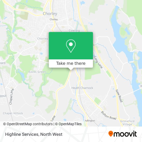 Highline Services map