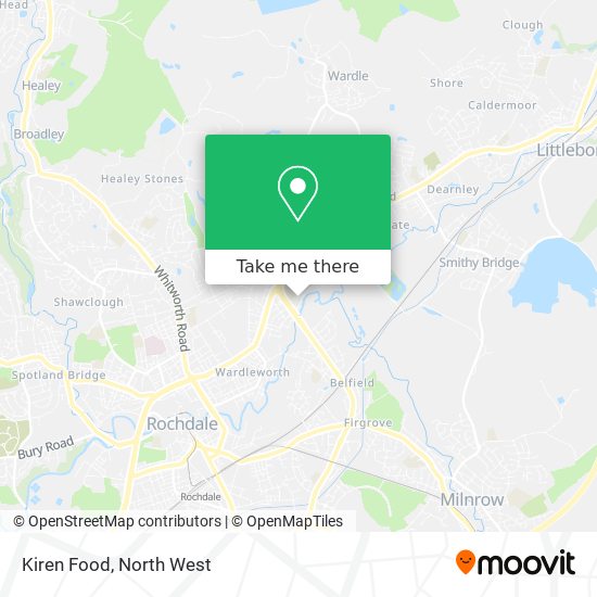 Kiren Food map
