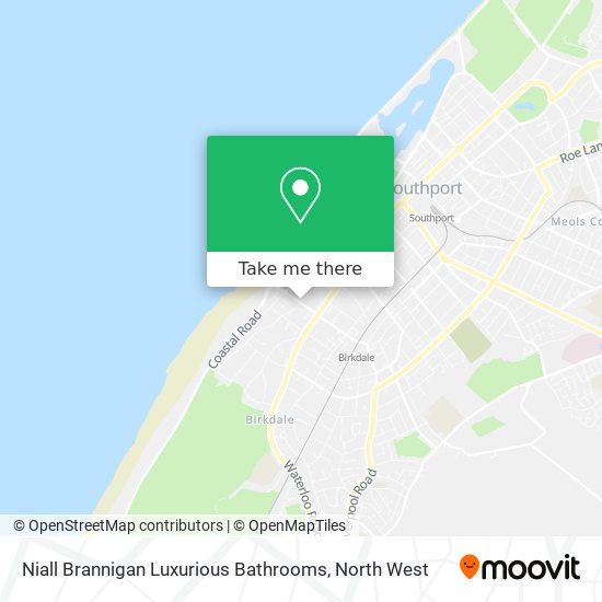 Niall Brannigan Luxurious Bathrooms map