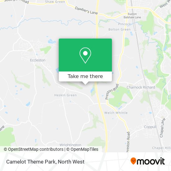 Camelot Theme Park map