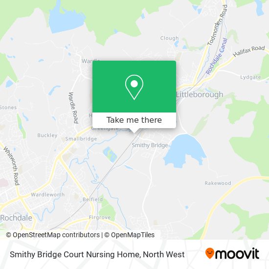 Smithy Bridge Court Nursing Home map