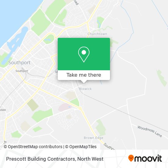 Prescott Building Contractors map
