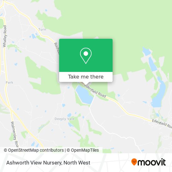 Ashworth View Nursery map