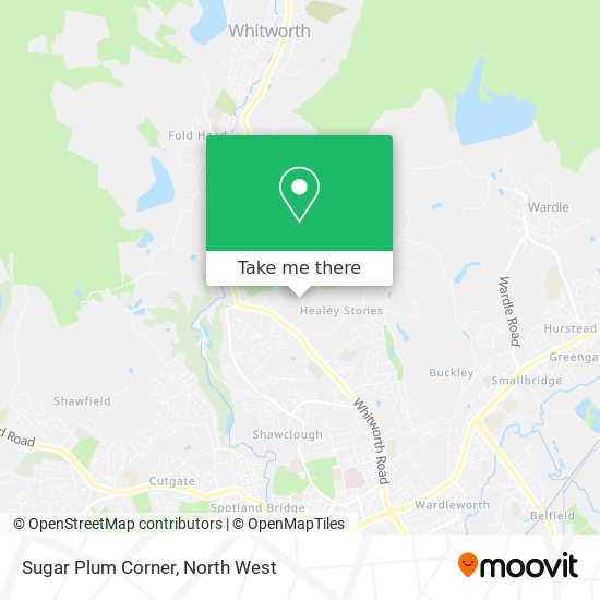 Sugar Plum Corner map