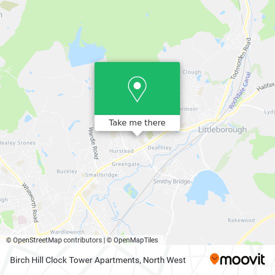 Birch Hill Clock Tower Apartments map