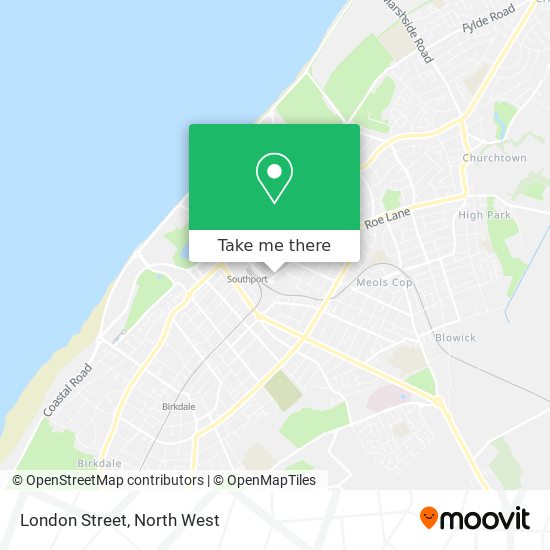 London Street map