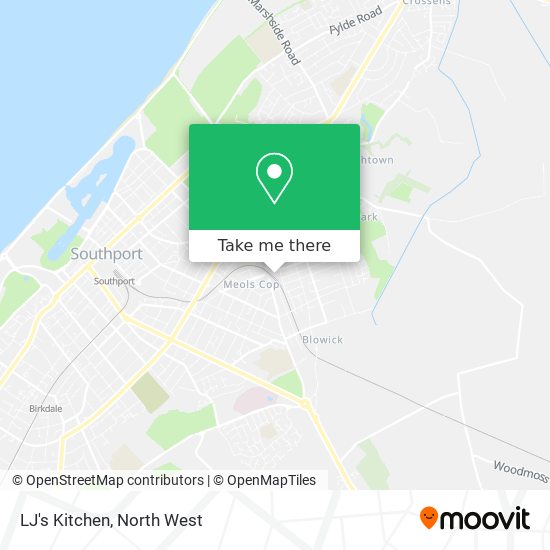 LJ's Kitchen map