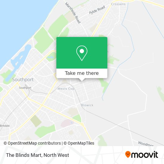 The Blinds Mart map