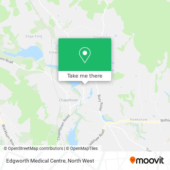 Edgworth Medical Centre map