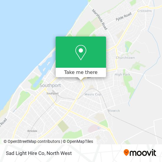 Sad Light Hire Co map