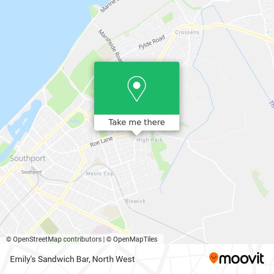 Emily's Sandwich Bar map