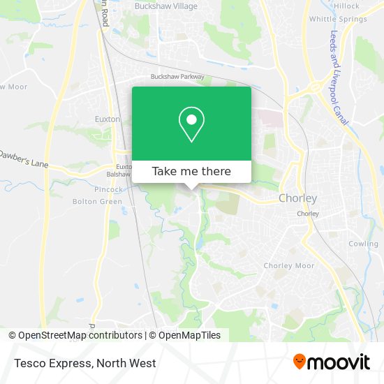 Tesco Express map