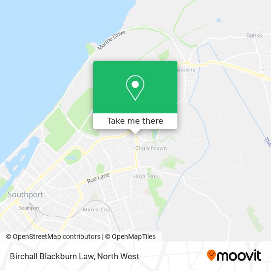 Birchall Blackburn Law map