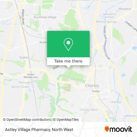 Astley Village Pharmacy map