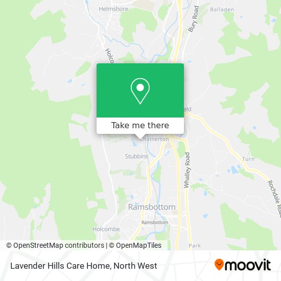Lavender Hills Care Home map