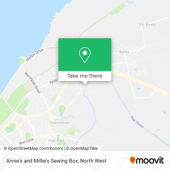 Annie's and Millie's Sewing Box map