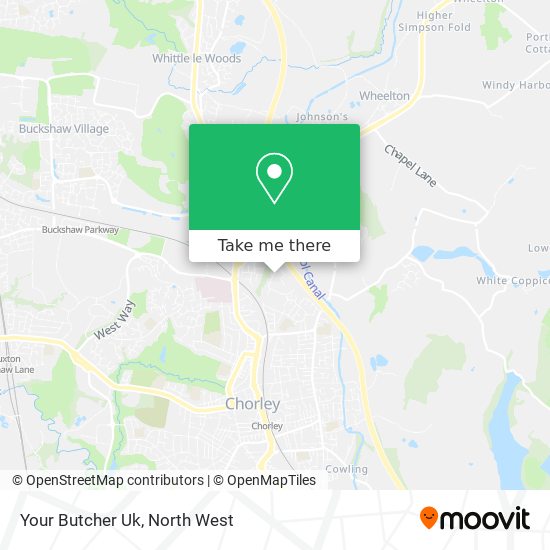 Your Butcher Uk map