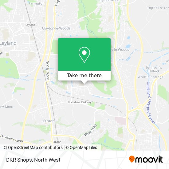 DKR Shops map