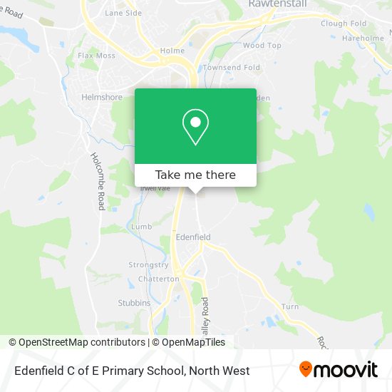 Edenfield C of E Primary School map