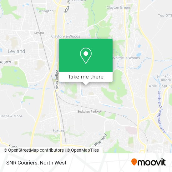 SNR Couriers map